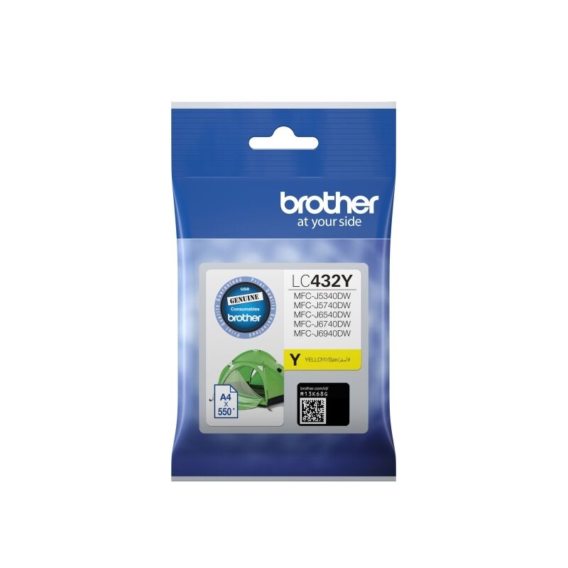Brother LC432 Yellow Ink Cartridge