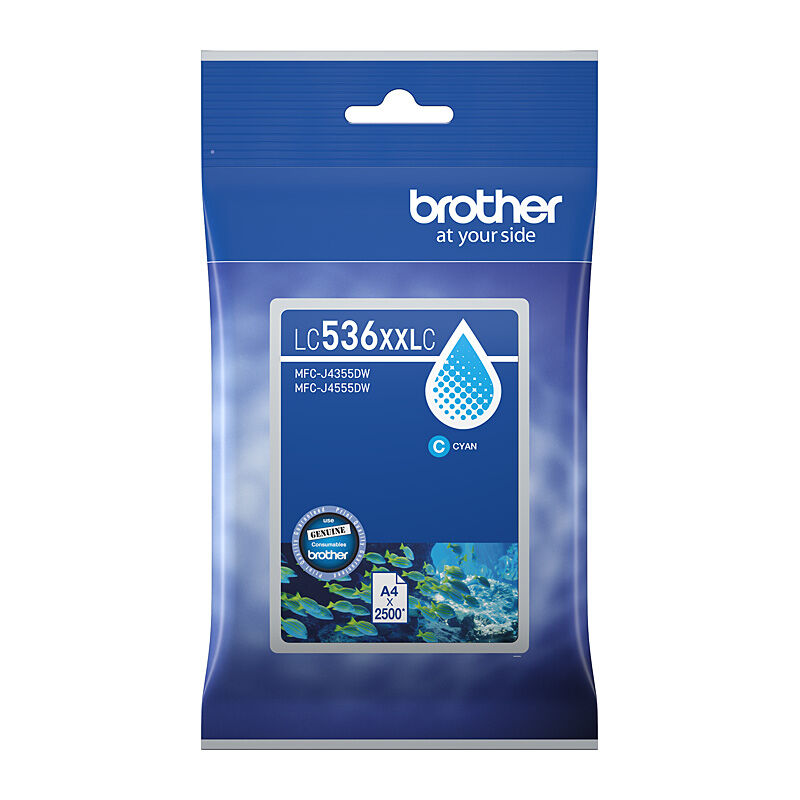 Brother LC-536XXLC Cyan Ink Cartridge