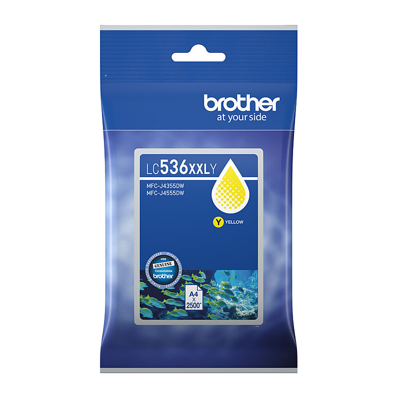 Brother LC-536XXLY Yellow Ink Cartridge