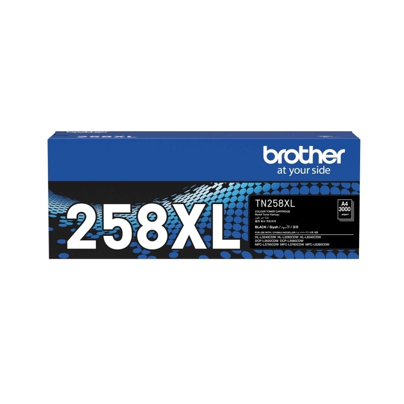 Brother TN258XL Black Toner Laser Cartridge