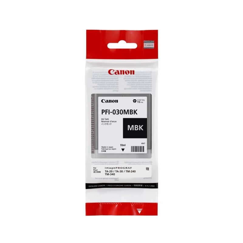 Canon PFI-030 Matte Black Ink Tank Cartridge