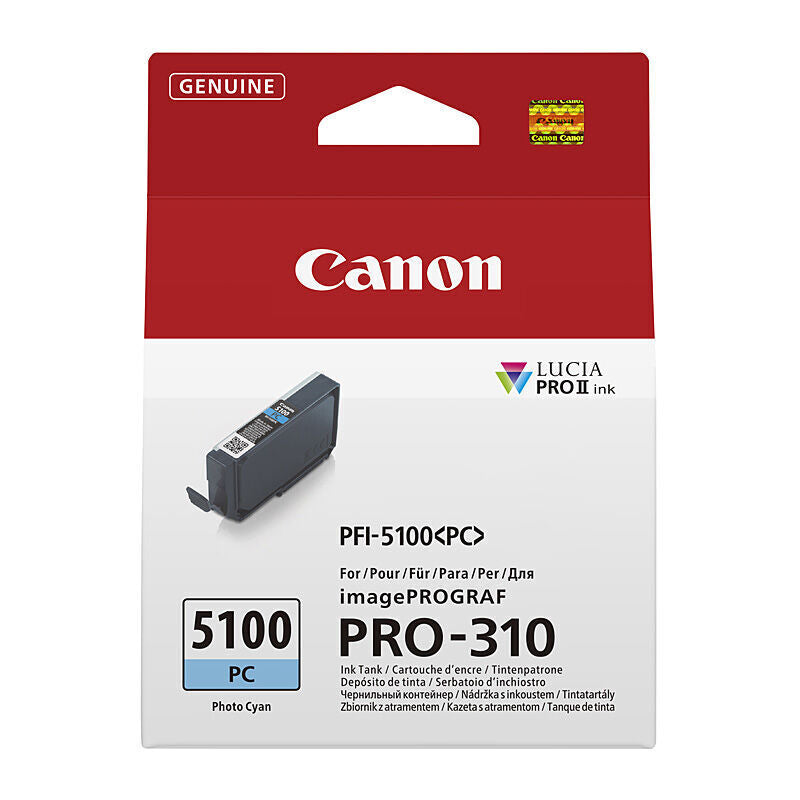 Canon PFI5100 Photo Cyan Ink Cartridge
