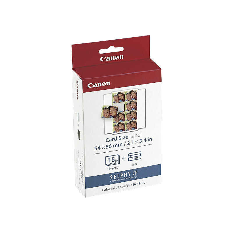 Canon KC -18IL Ink & Label Pack