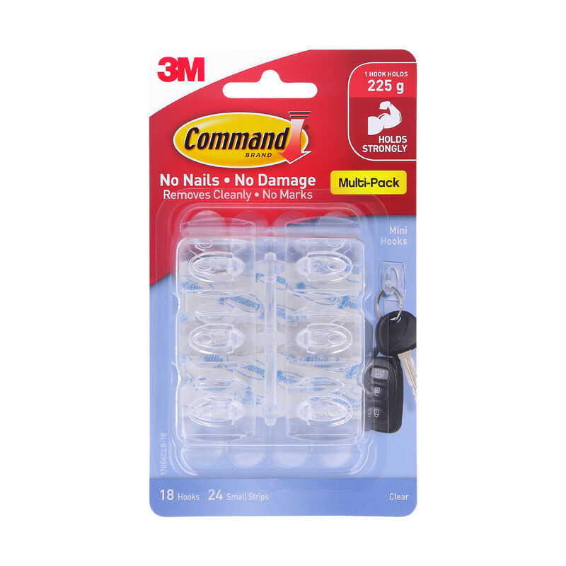 Command Mini Hooks - 6 Pack
