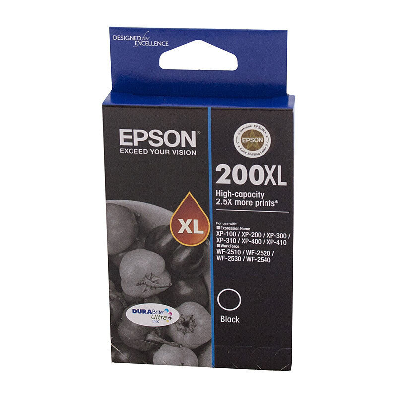 Epson 200XL High Capacity Black Ink Cartridge
