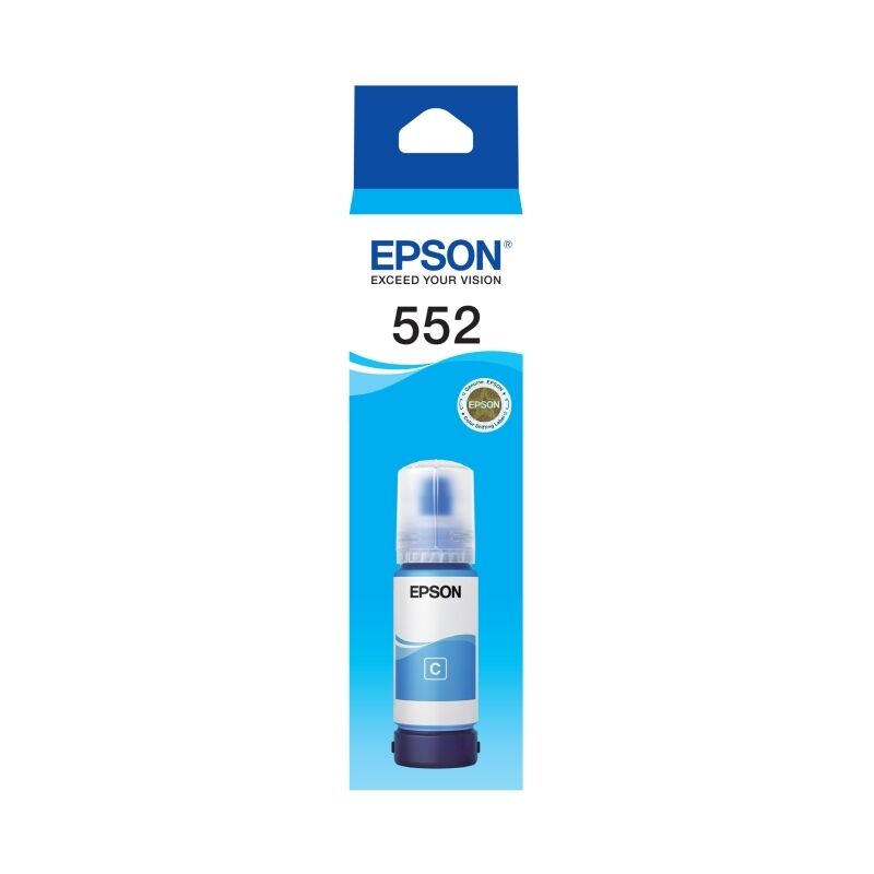 Epson T552 Cyan EcoTank Ink Bottle