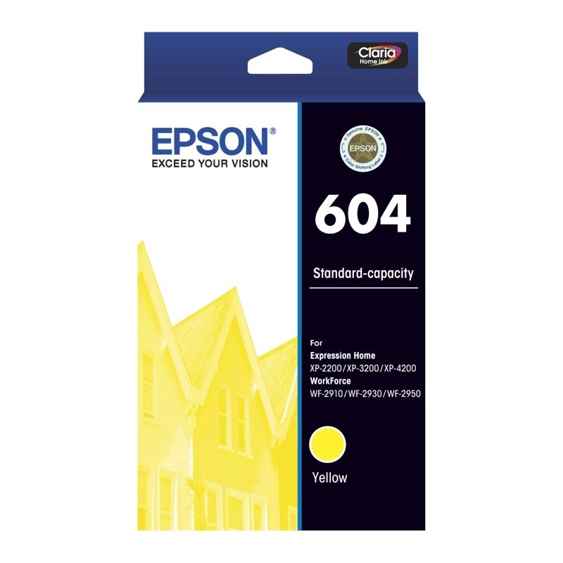 Epson 604 Standard Capacity Yellow Ink Cartridge