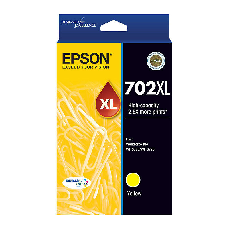 Epson 702XL High Capacity Yellow Ink Cartridge
