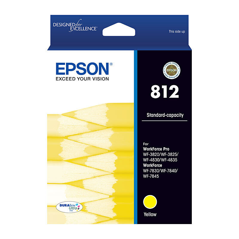 Epson 812 Standard Capacity Yellow Ink Cartridge