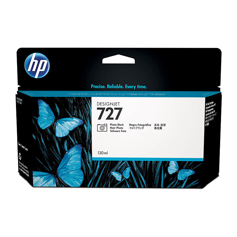 HP (Hewlett Packard) #727 130ml Photo Black Ink Cartridge (3WX14A)