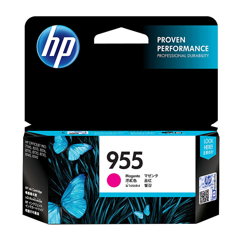 HP (Hewlett Packard) #955 Magenta Ink Cartridge L0S54AA