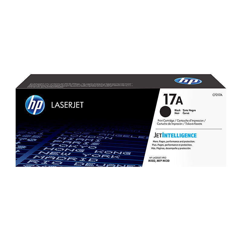 HP (Hewlett Packard) #17A Black Toner Laser Cartridge CF217A