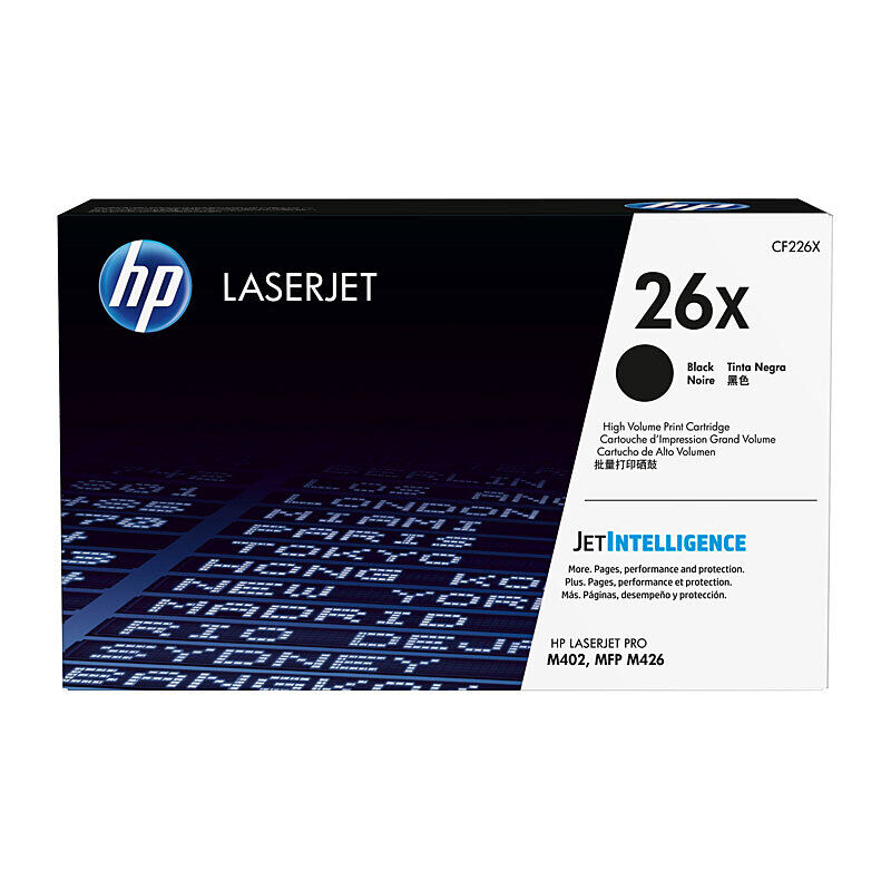 HP (Hewlett Packard) #26X Black Toner Laser Cartridge CF226X