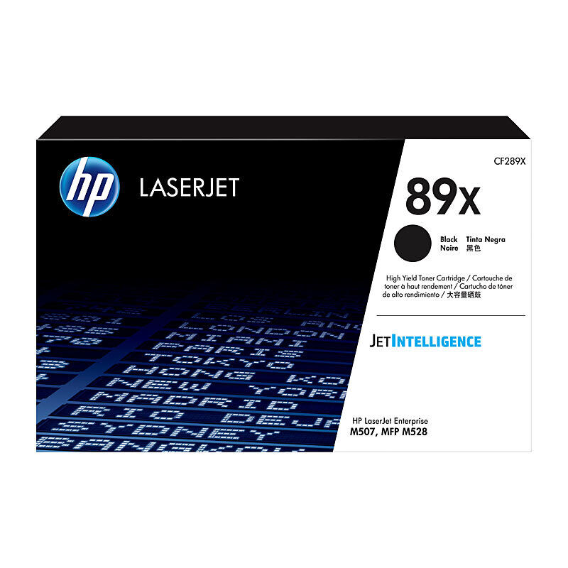 HP (Hewlett Packard) #89X Black Toner Laser Cartridge CF289X