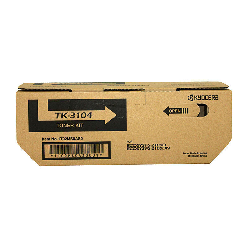 Kyocera TK3104 Black Toner Laser Cartridge Kit