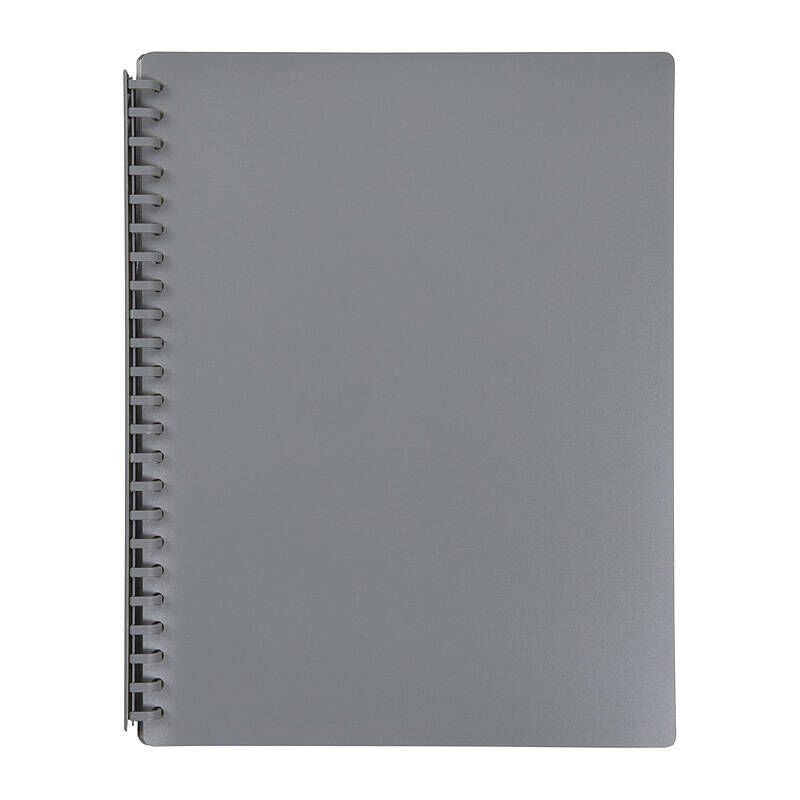 Marbig Display Book A4 - Refillable - Grey