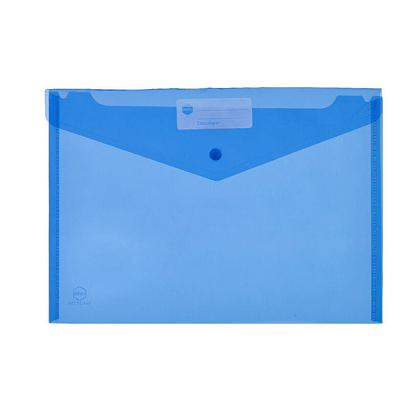 Marbig Document Wallet A4 Blue