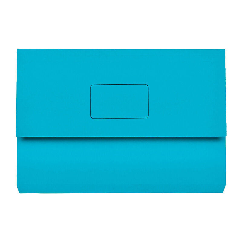 Marbig Slimpick Document Wallet (Blue Manilla)