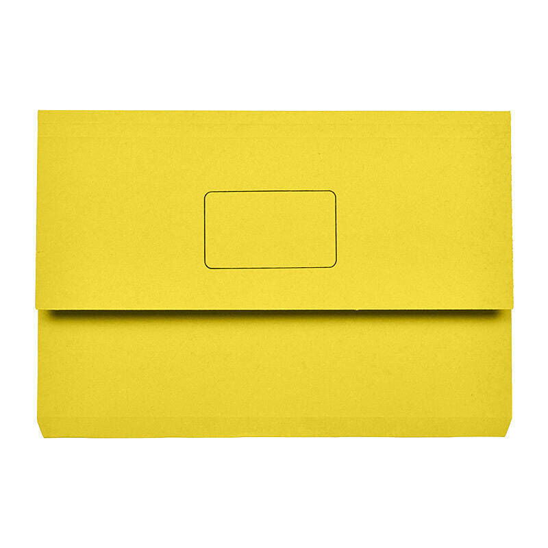 Marbig Wallet Foolscap Slimpick - Yellow