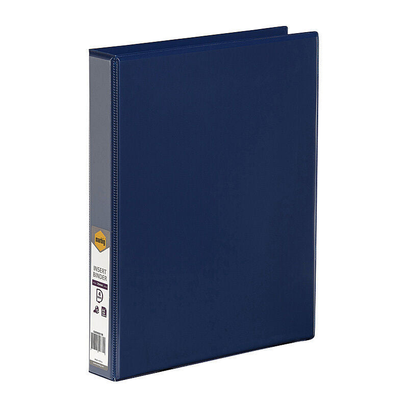 Marbig Insert Binder A4 4D 25 mm Blue