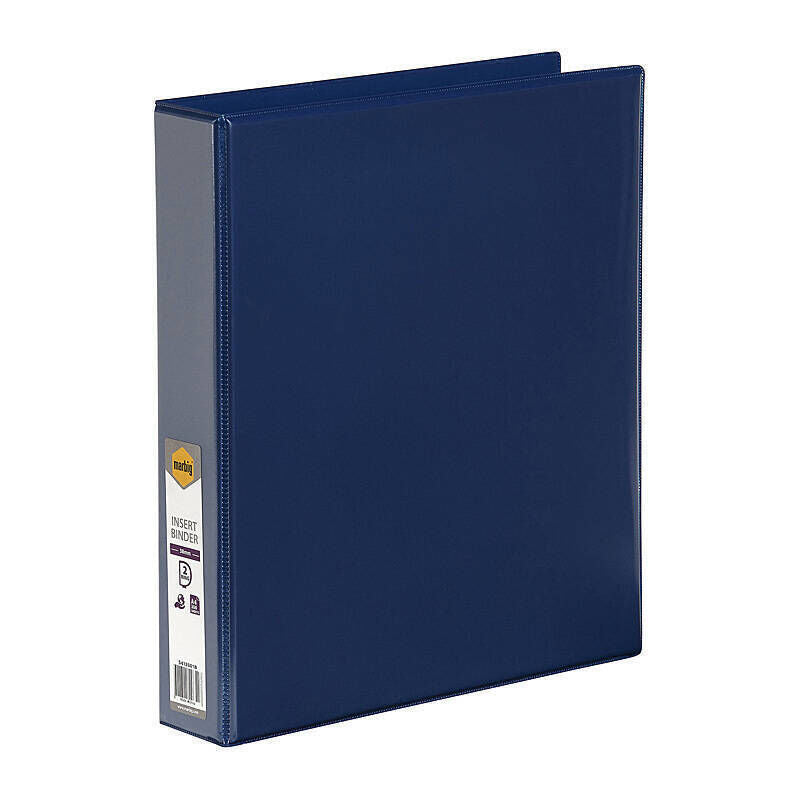 Marbig Insert Binder A4 2D 38 mm Blue