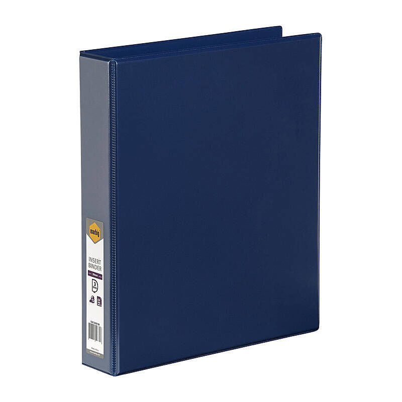 Marbig Insert Binder A4 3D 38 mm Blue