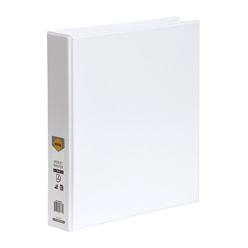 Marbig Insert Binder A4 3D 38 mm White