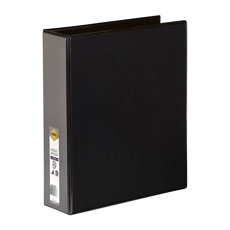 Marbig A4 Insert Binder 3D Ring 50 mm Black