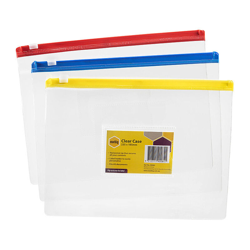 Marbig Clear Case A5 235x185 Assorted