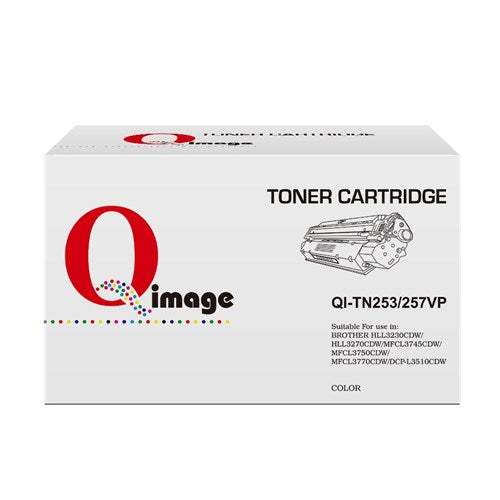 Q-Image Compatible Brother 5 Value Pack TN253BK X 2, 257C,M,Y