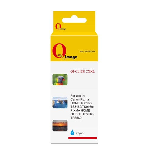 Q-Image Compatible Canon CLI681XXL Cyan Inkjet Cartridge