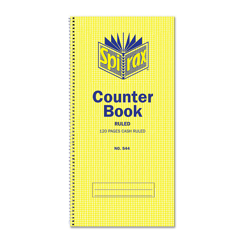 Spirax 544 Counter Book Cash - Pack of 10