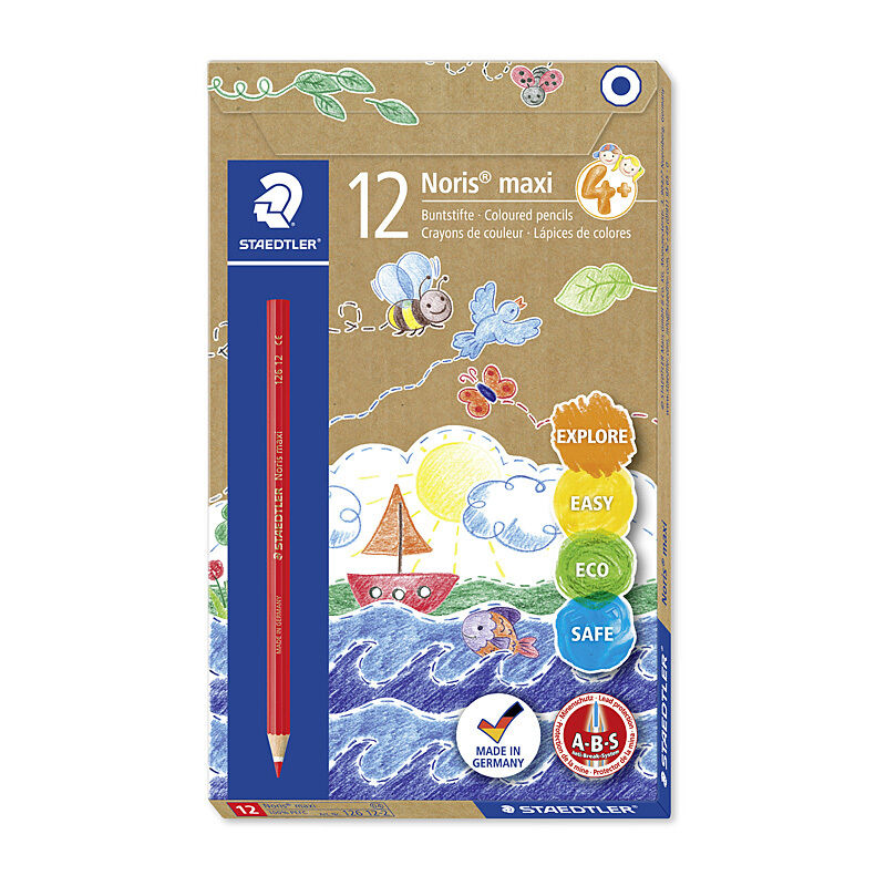 Staedtler NC Maxi Colour Pencil Red - Pack of 12