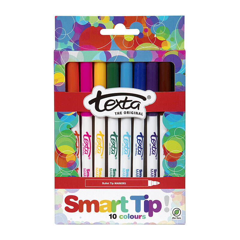 Texta Smart Tip Markers Pack of 10