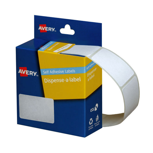 Avery Dispenser Rectangle Labels - 35 x 49mm - Roll of 220 Labels