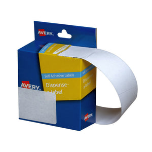 Avery Dispenser White Rectangle Labels - 44 x 63mm - Roll of 150 Labels