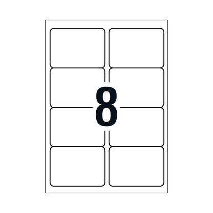 Avery L7165GU General Use Labels - 99.1 x 67.7mm - 8 Labels per Sheet - Pack of 100 Sheets