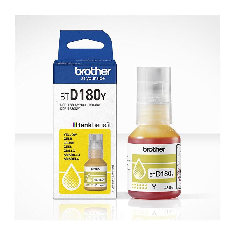 Brother BTD180Y Yellow Ink Bottle