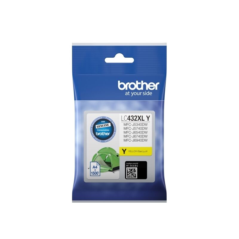 Brother LC432XL Yellow Ink Cartridge