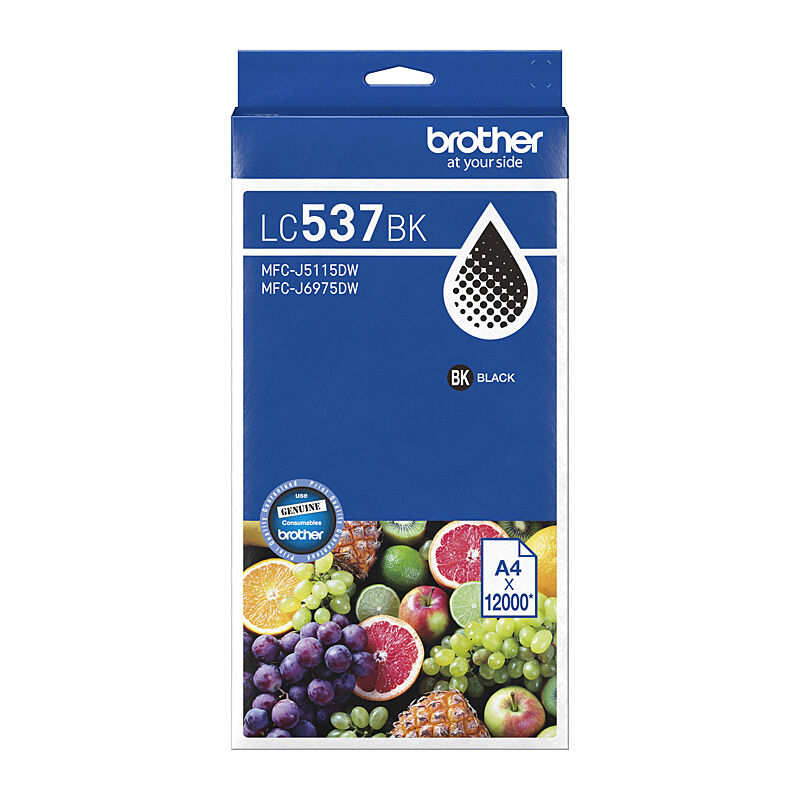 Brother LC-537 Black Ink Cartridge