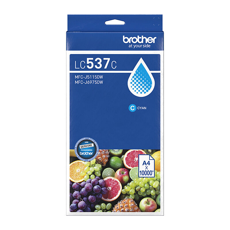 Brother LC-537 Cyan Ink Cartridge