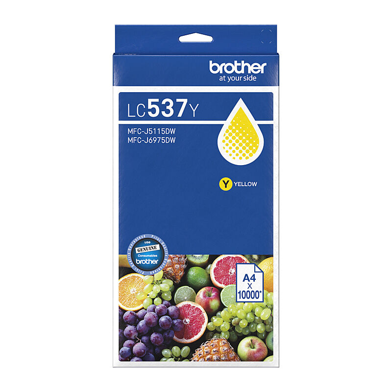 Brother LC-537 Yellow Ink Cartridge