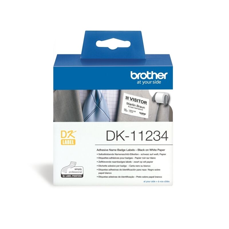 Brother DK11234 Name Badge Label