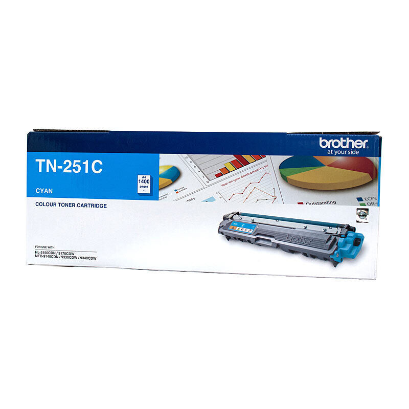 Brother TN251 Cyan Toner Laser Cartridge
