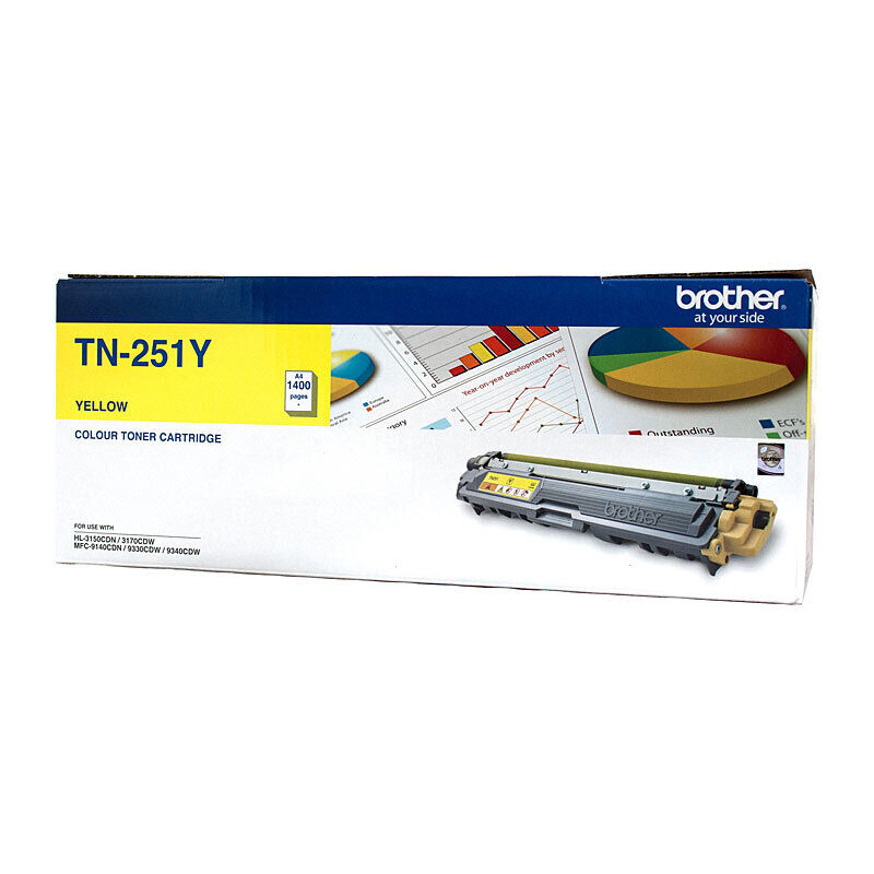 Brother TN251 Yellow Toner Laser Cartridge
