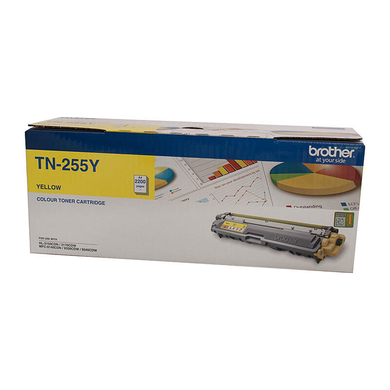 Brother TN255 Yellow Toner Laser Cartridge