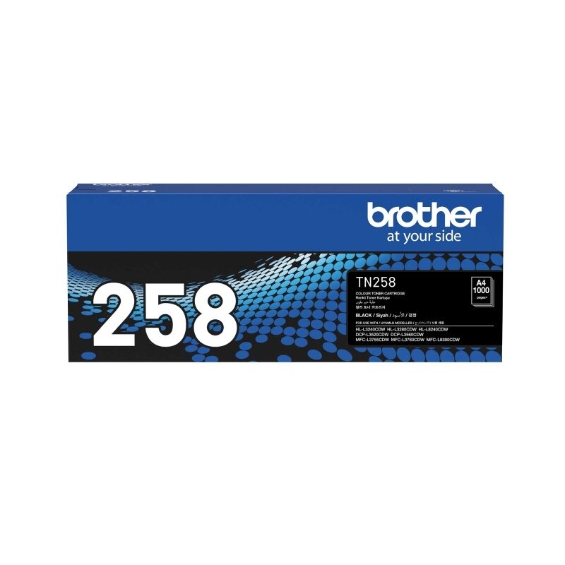 Brother TN258 Black Toner Laser Cartridge