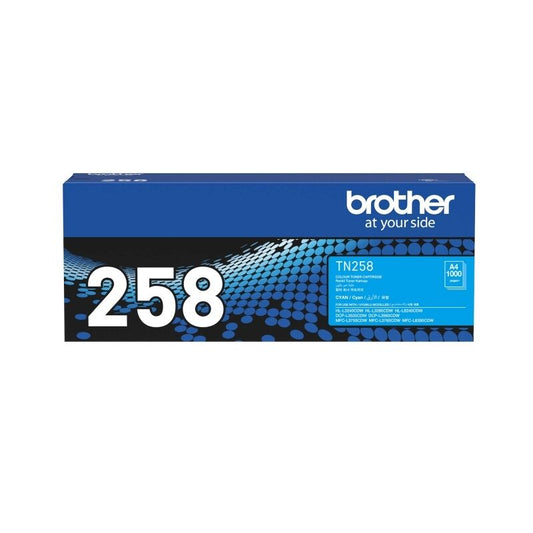 Brother TN258 Cyan Toner Laser Cartridge