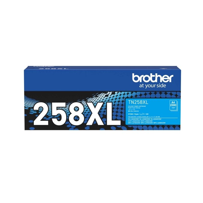 Brother TN258XL Cyan Toner Laser Car