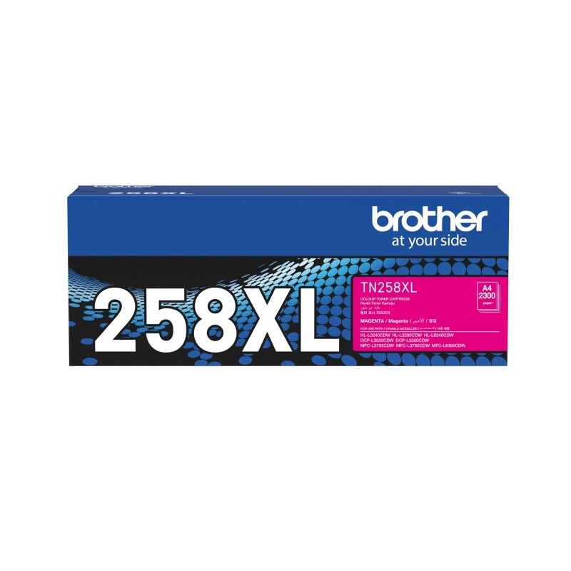 Brother TN258XL Magenta Toner Laser Cartridge